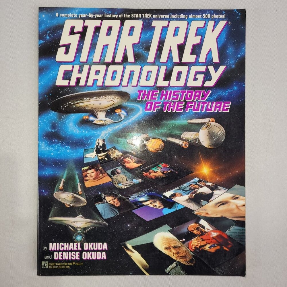 Star Trek Chronology The History of the Future 1993 Softcover Book